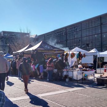 Rail Yards Market - Just a few of the vendors. - Farmers Market Near Me - Albuquerque, New Mexico