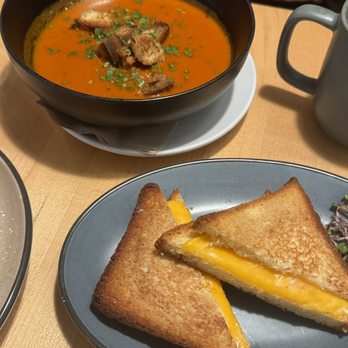 Native Fields - Soup Of The Moment (Tomato Basil & Grilled Cheese) - New American Near Me - Walnut, California Native Fields - Soup Of The Moment (Tomato Basil & Grilled Cheese) - New American Near Me - Walnut, California