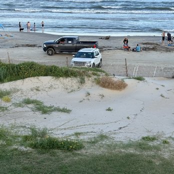Ocean Village Hotel - View from the balcony - Hotels Near Me - Surfside Beach, Texas