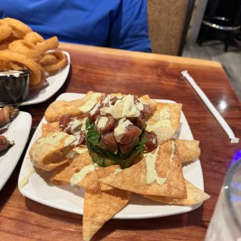 Rocking K Ranch - Ahi poke nachoes - Bakeries Near Me - Hemet, California