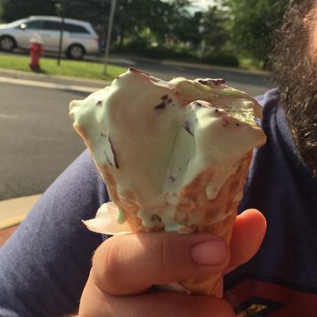 Bruster's Real Ice Cream - Mint chip! - Desserts Near Me - Ashburn, Virginia