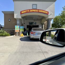 Car wash entrance.