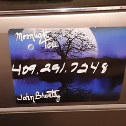 Moonlight Taxi - Taxi number and logo