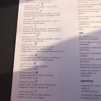 The Rooftop - Current cocktail menu with new bartender. Love that it shows what kind of pour it is. - Bars Near Me - San Diego, California The Rooftop - Current cocktail menu with new bartender. Love that it shows what kind of pour it is. - Bars Near Me - San Diego, California