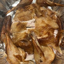 Peking Turkey or just regular turkey. This is nothing special and not for $90 Peking Turkey or just regular turkey. This is nothing special and not for $90