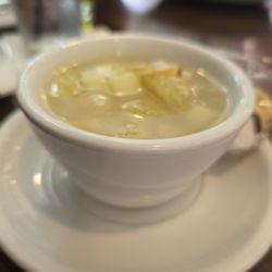 Cup of clear chowder (side option)
