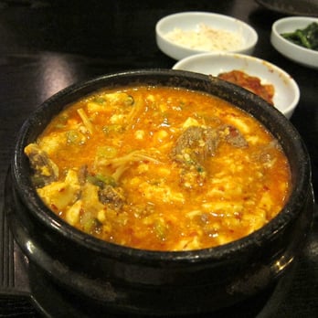 Ramenya - Spicy beef and mushrooms soondubu - Ramen Near Me - Los Angeles, California Ramenya - Spicy beef and mushrooms soondubu - Ramen Near Me - Los Angeles, California
