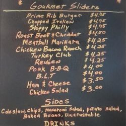 Melissa’s Sweet Tea & Sliders - Menu