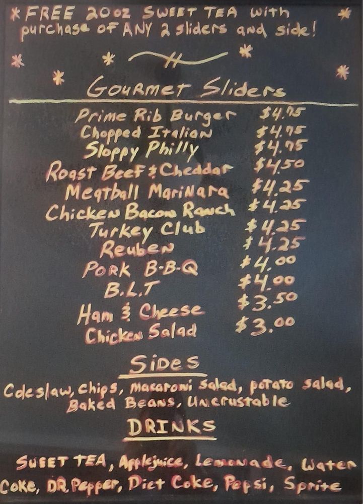 Melissa’s Sweet Tea & Sliders Logo