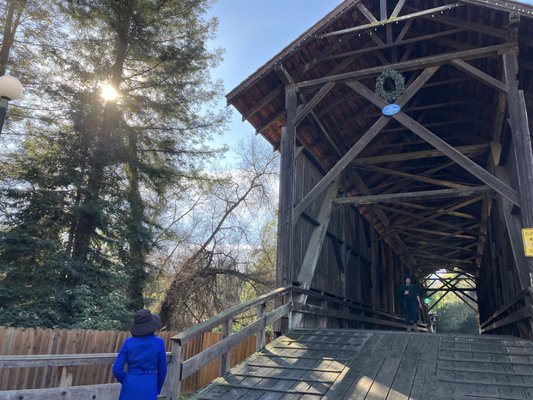 Felton Covered Bridge by null