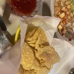 Chips and Salsa. Non spicy for the no spicy folk