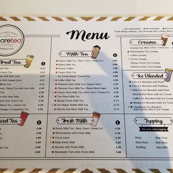 Sharetea - Menu as of 11/10/2018 - Bubble Tea Near Me - Beaverton, Oregon Sharetea - Menu as of 11/10/2018 - Bubble Tea Near Me - Beaverton, Oregon