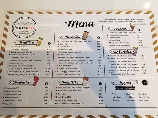 Menu photo 8 Sharetea Beaverton, OR Menu photo 8 Sharetea Beaverton, OR