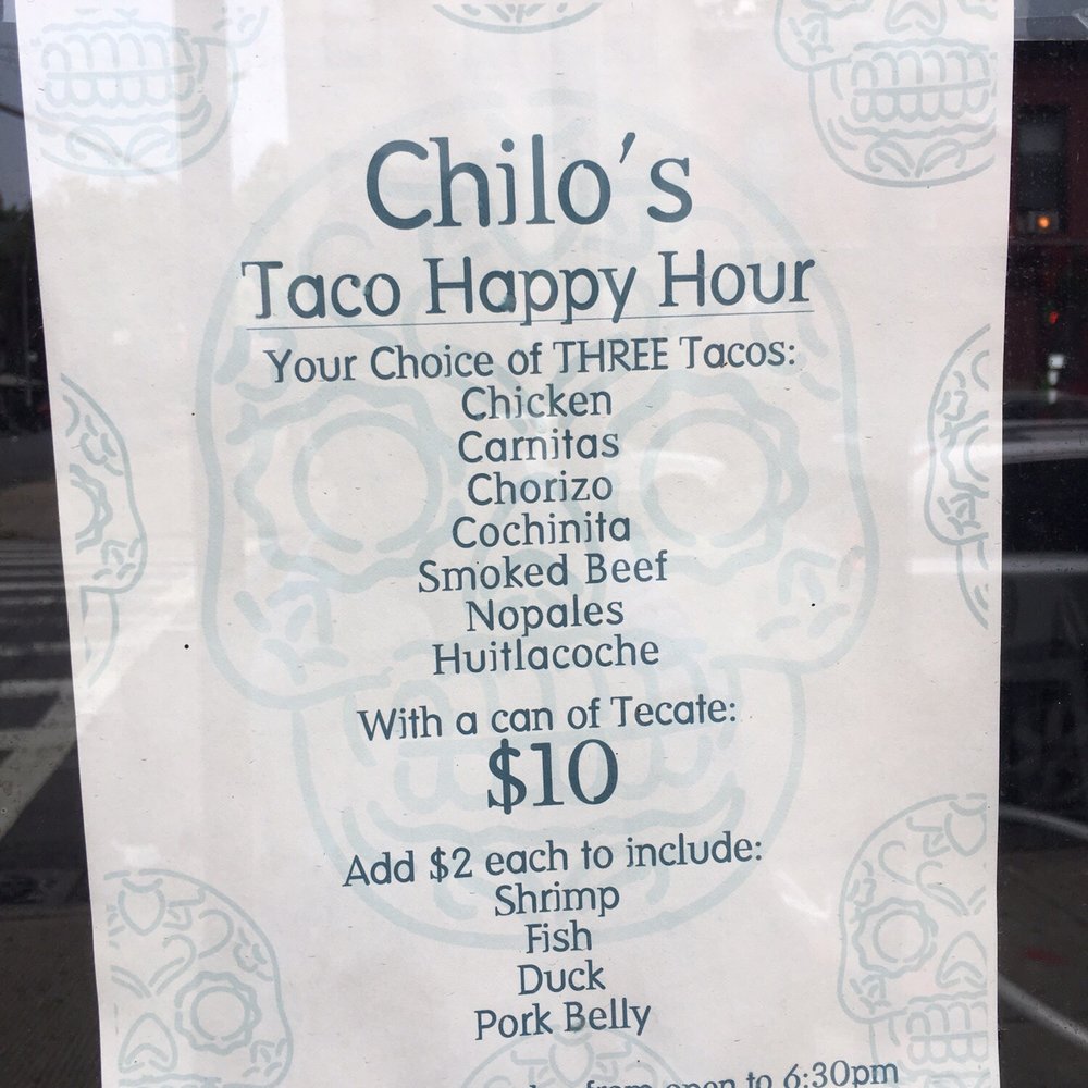 Chilo's - Cant beat their happy hour values - Bars Near Me - Brooklyn, New York Chilo's - Cant beat their happy hour values - Bars Near Me - Brooklyn, New York