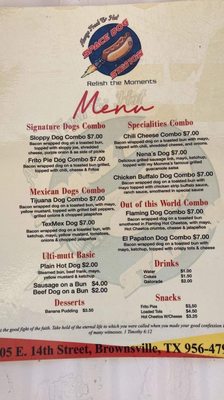 Menu photo 3 Space Dog Station Brownsville, TX Menu photo 3 Space Dog Station Brownsville, TX