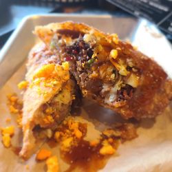 The Que Barbecue & Brew - Brisket Egg Roll