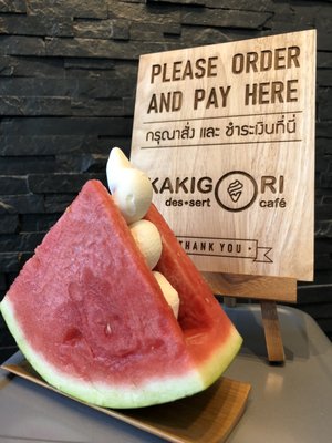 Kakigori dessert cafe by null