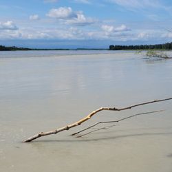 Talkeetna River Park - Hazy day looking toward Denali
