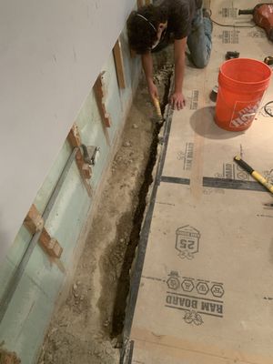 Fred & Sons Plumbing Sewer Logo