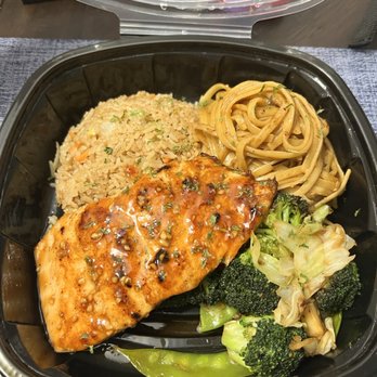 Trapbachi - Teriyaki salmon with rice & noodles - Japanese Near Me - Fort Lauderdale, Florida Trapbachi - Teriyaki salmon with rice & noodles - Japanese Near Me - Fort Lauderdale, Florida