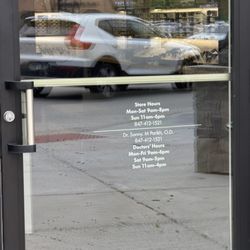 Store hours is different at their door and online.