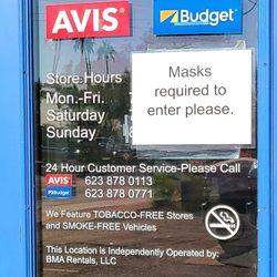 Avis Rent a Car - Entrance