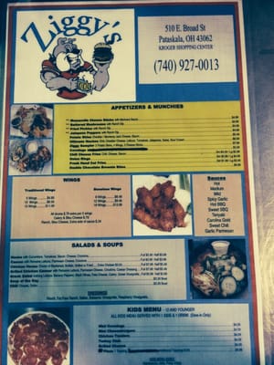 Menu photo 5 Ziggy's Pataskala, OH