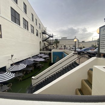 The Table - Aerial view of restaurant outdoor seating. - Bakeries Near Me - DeLand, Florida The Table - Aerial view of restaurant outdoor seating. - Bakeries Near Me - DeLand, Florida