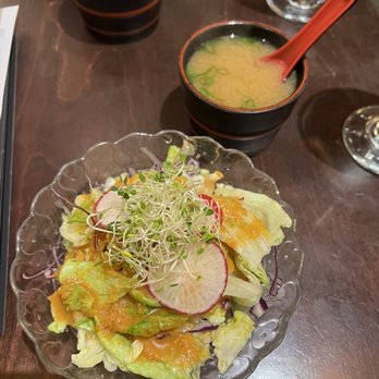 Sushi Prince - House Salad and Miso Soup - Japanese Near Me - Fairfax, Virginia