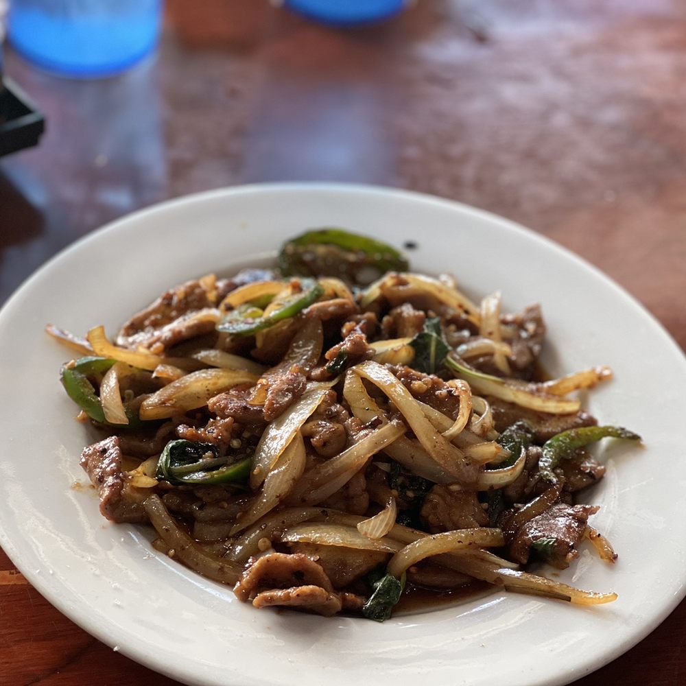 Thai spicy beef Thai spicy beef