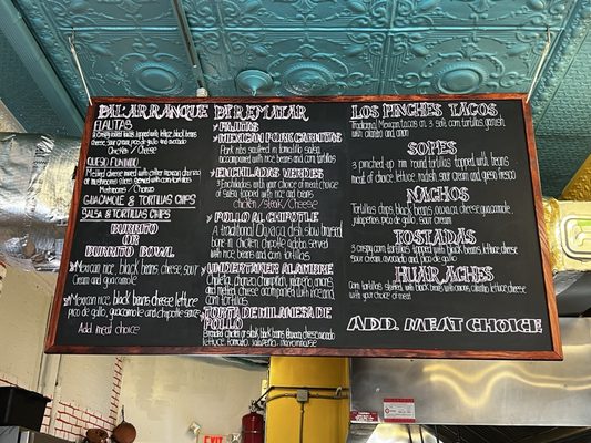 Menu photo 1 Taqueria Nacho Libre Rutherford, NJ