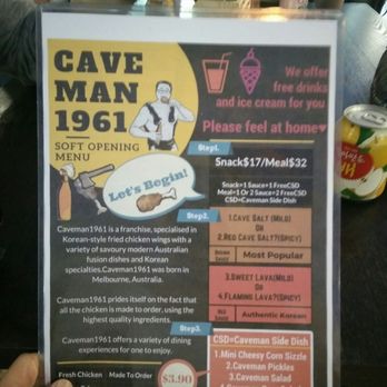 Caveman 1961 - Korean Near Me - Melbourne, VIC