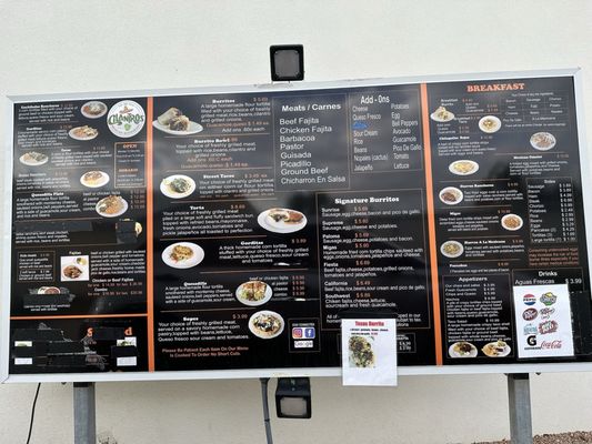 Menu photo 1 Cilantros Hillsboro, TX