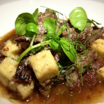 Rustic Canyon - Ricotta gnocchi (short rib, strawberry soffrito, pine nut) - Wine Bars Near Me - Santa Monica, California