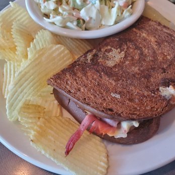 MacKenzie River Pizza Co. - Half Ruben sandwich with chips and coleslaw - Pizza Near Me - Whitefish, Montana
