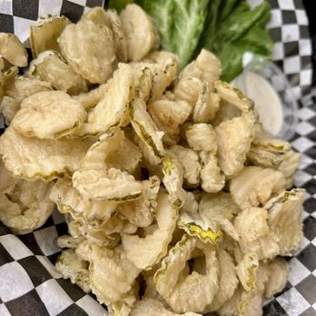 Cultures Grill & Bar - Fried pickle chips! Yum! My favorite! - American Near Me - Fredericksburg, Texas Cultures Grill & Bar - Fried pickle chips! Yum! My favorite! - American Near Me - Fredericksburg, Texas