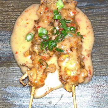 Izakaya Zest - Squid Tentacle On Skewer - Izakaya Near Me - New York, New York Izakaya Zest - Squid Tentacle On Skewer - Izakaya Near Me - New York, New York