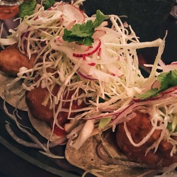 Playa Cabana - Baja style fish taco ... imbalanced and unmanageable. At least it arrived hot - Mexican Near Me - Toronto, Ontario Playa Cabana - Baja style fish taco ... imbalanced and unmanageable. At least it arrived hot - Mexican Near Me - Toronto, Ontario