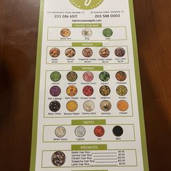 Taj Mediterranean Mezze and Grill - Menu