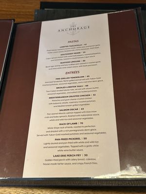 Menu photo 1 The Anchorage Killarney, ON Menu photo 1 The Anchorage Killarney, ON