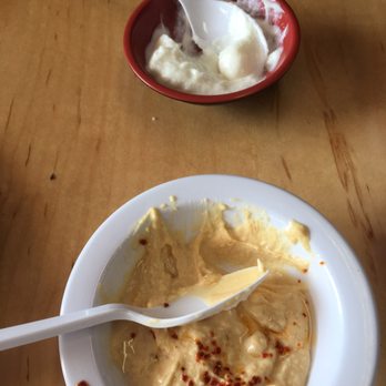 Mini Kabob - Hummus and Garlic Sauce - Armenian Near Me - Glendale, California Mini Kabob - Hummus and Garlic Sauce - Armenian Near Me - Glendale, California