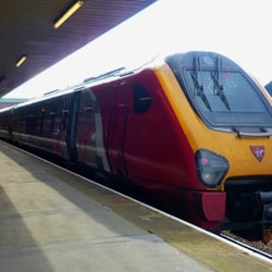 Virgin Trains - Virgin train @ Holyhead railway station