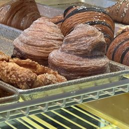Pastries here look good Pastries here look good