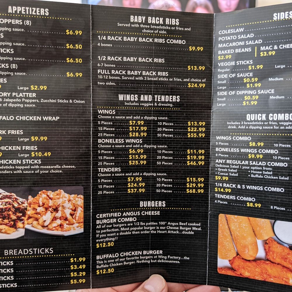 Wing Factory - Chicken Wings Near Me - El Cajon, California