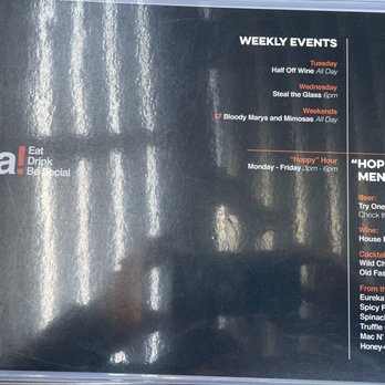 Eureka! - Happy hour times - American Near Me - Aliso Viejo, California