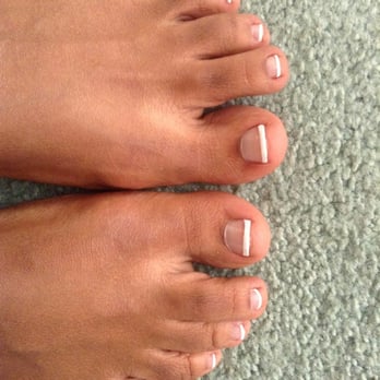 Julie's Nail Room - French Pedicure w/ a Shimmer Polish - Nail Salons Near Me - Fremont, California Julie's Nail Room - French Pedicure w/ a Shimmer Polish - Nail Salons Near Me - Fremont, California