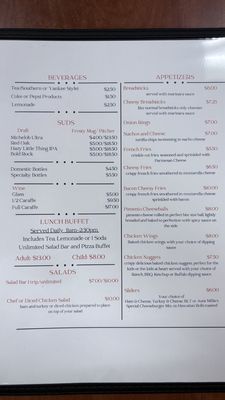 Menu photo 1 Aunt Millie's Milton, NC