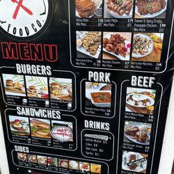 Sparky’s Food Company - Menu