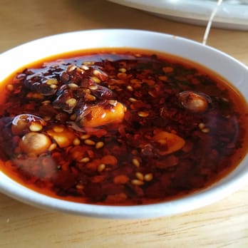 iPho Vietnamese Cuisine - Chilli oil.  I need to have this with my pho. - Bubble Tea Near Me - Cincinnati, Ohio