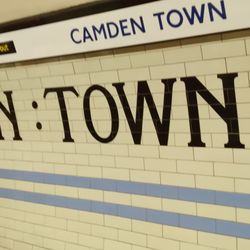 Camden Town Underground Station - Sign